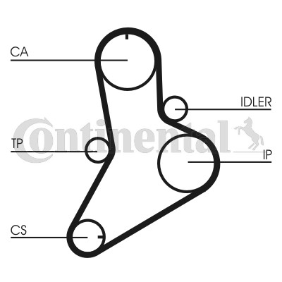 Timing belt for - timing, iveco