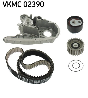 Water pump timing belt set - water,