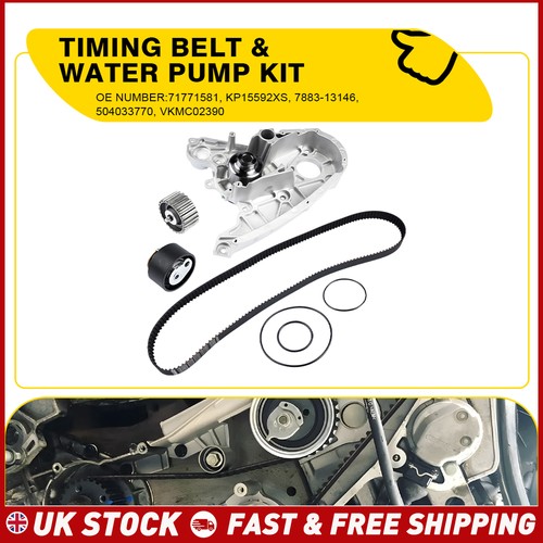 Cam belt water pump set - belt, for