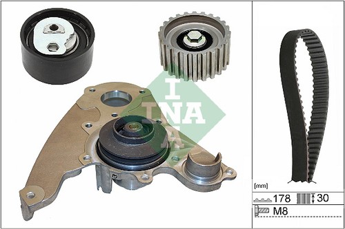 Water pump timing - water, set